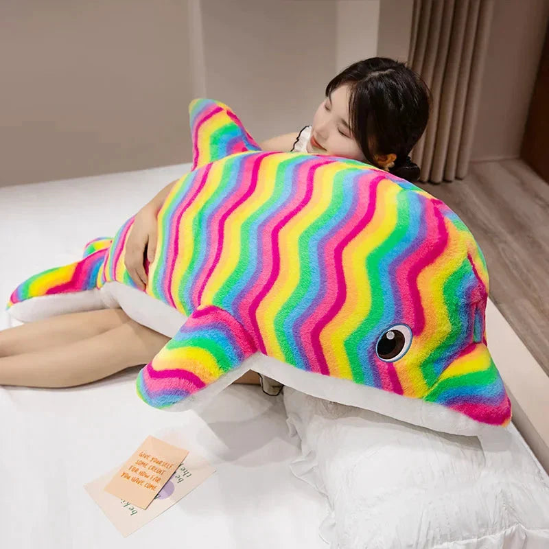 Galaxy Rainbow Dolphin Plushies