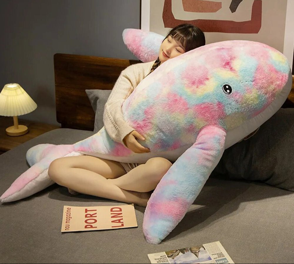 Giant Galaxy Fluffy Whale Plushie