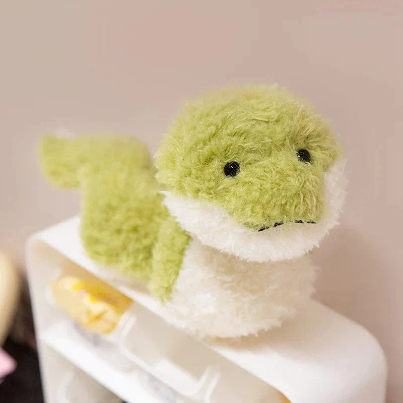 Green Soft Fluffy Snake