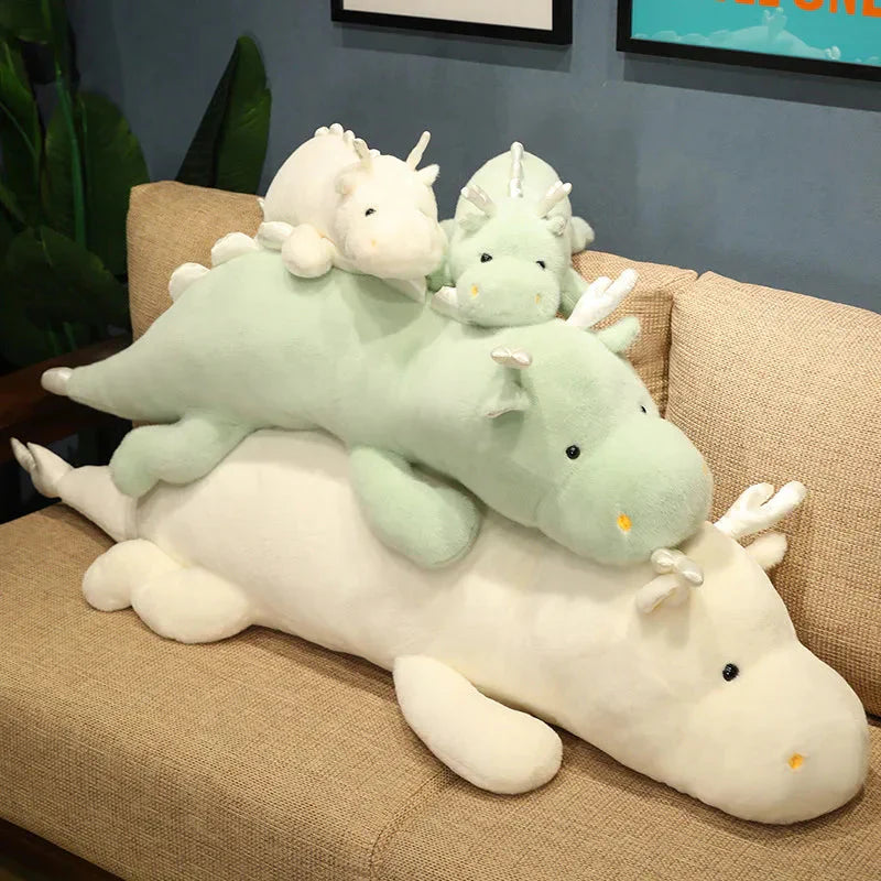 Haku the Long Fluffy Dragon Plushies