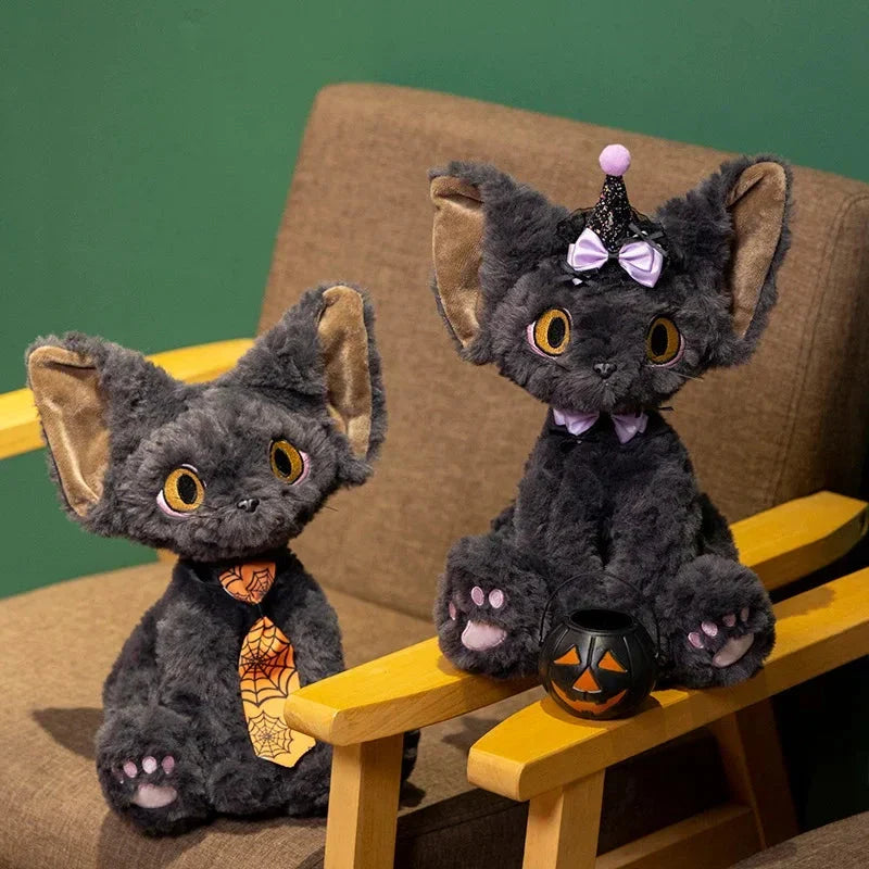 Halloween Black Witch Cat Plushies
