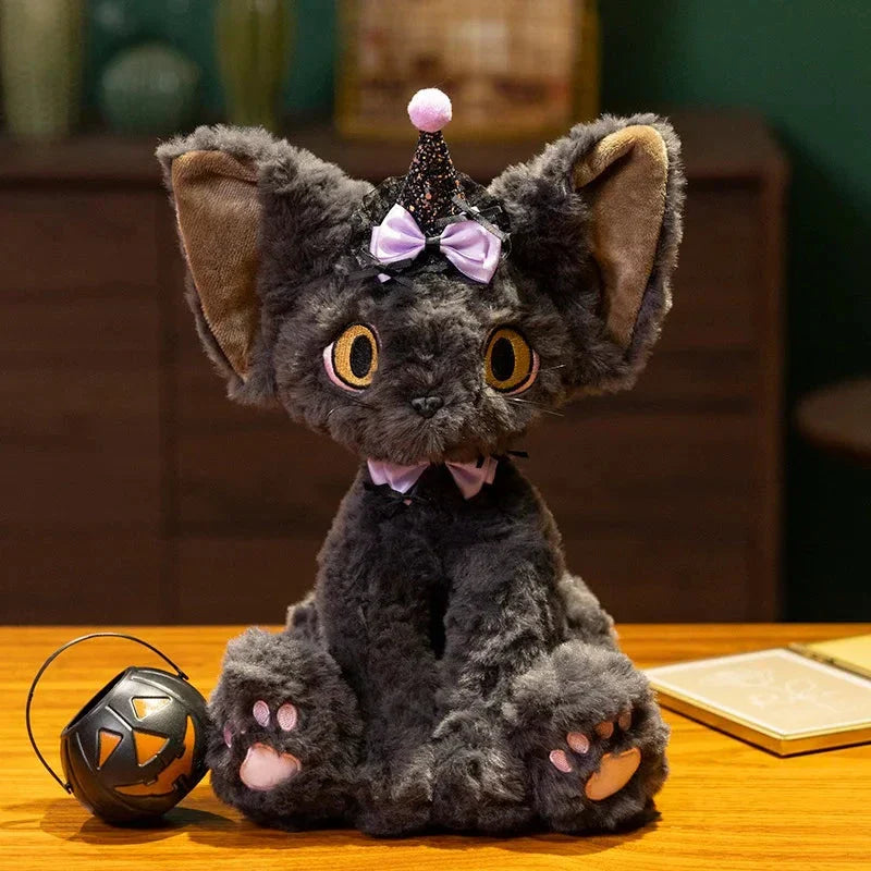 Halloween Black Witch Cat Plushies