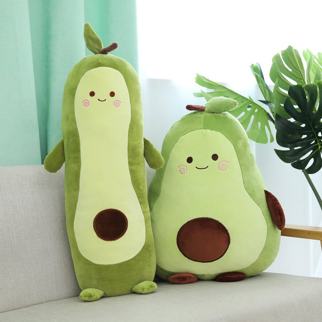 Happy Green Avocado Plushie