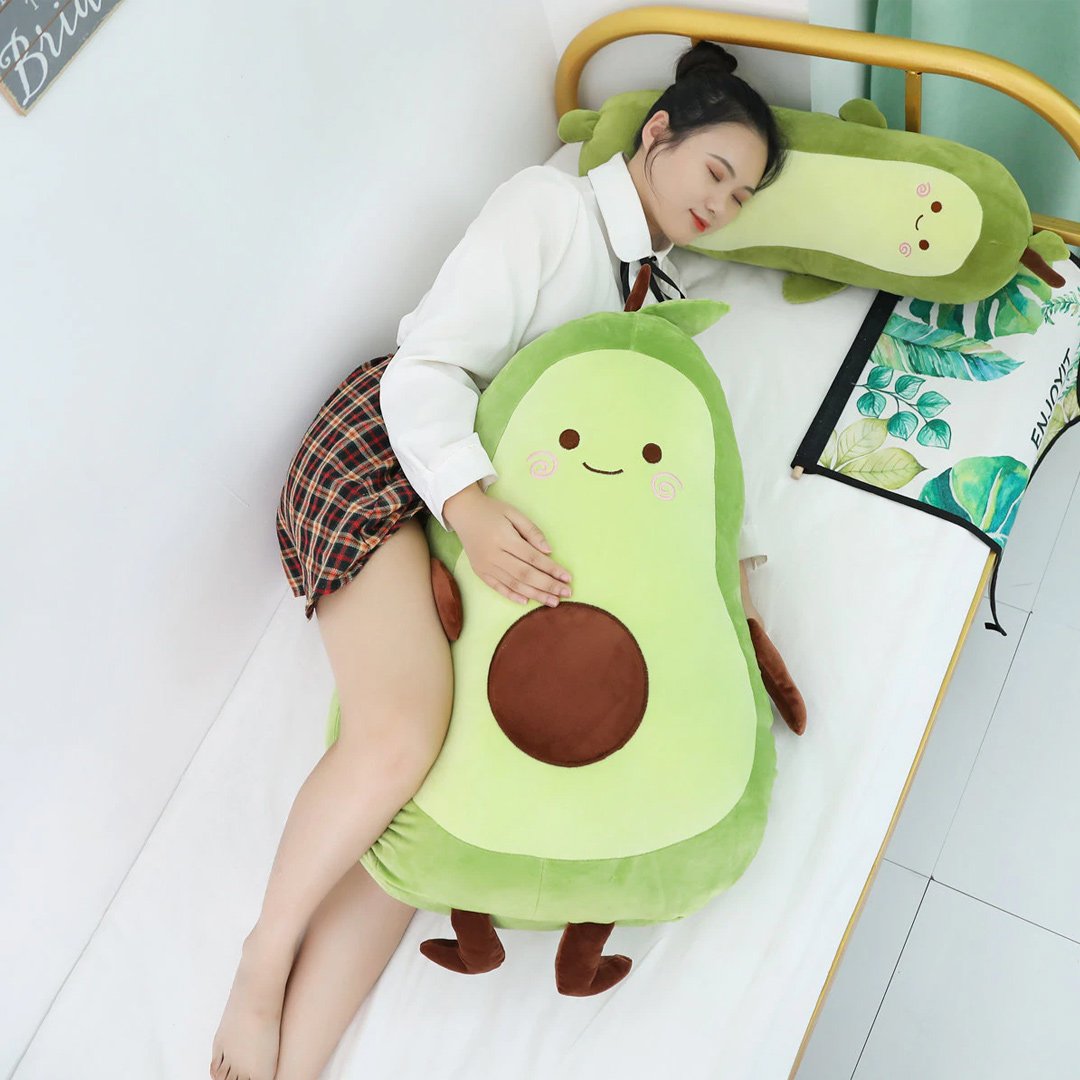 Happy Green Avocado Plushie