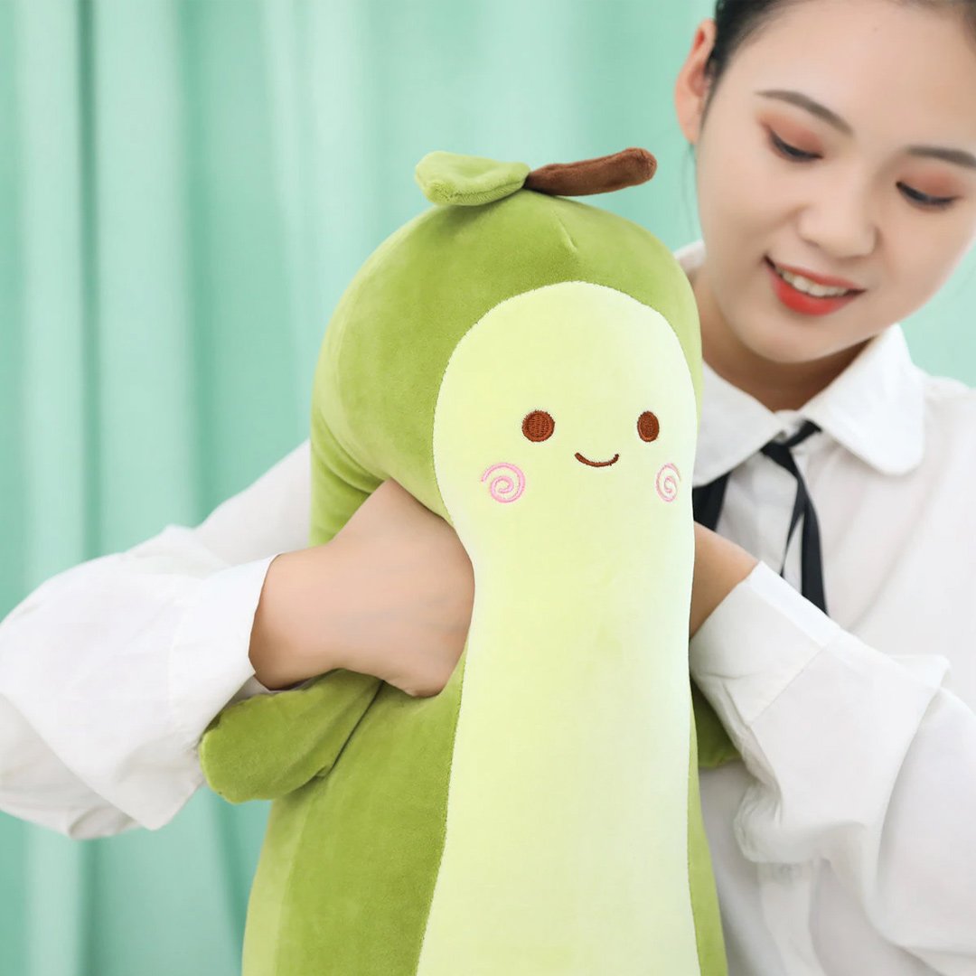 Happy Green Avocado Plushie