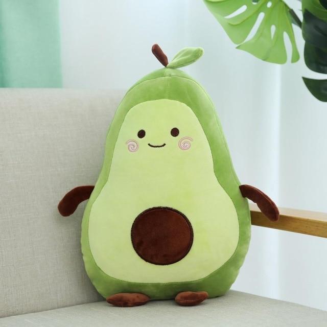 Happy Green Avocado Plushie
