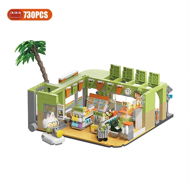 Japanese BeBe Shopping Mall Building Blocks Set