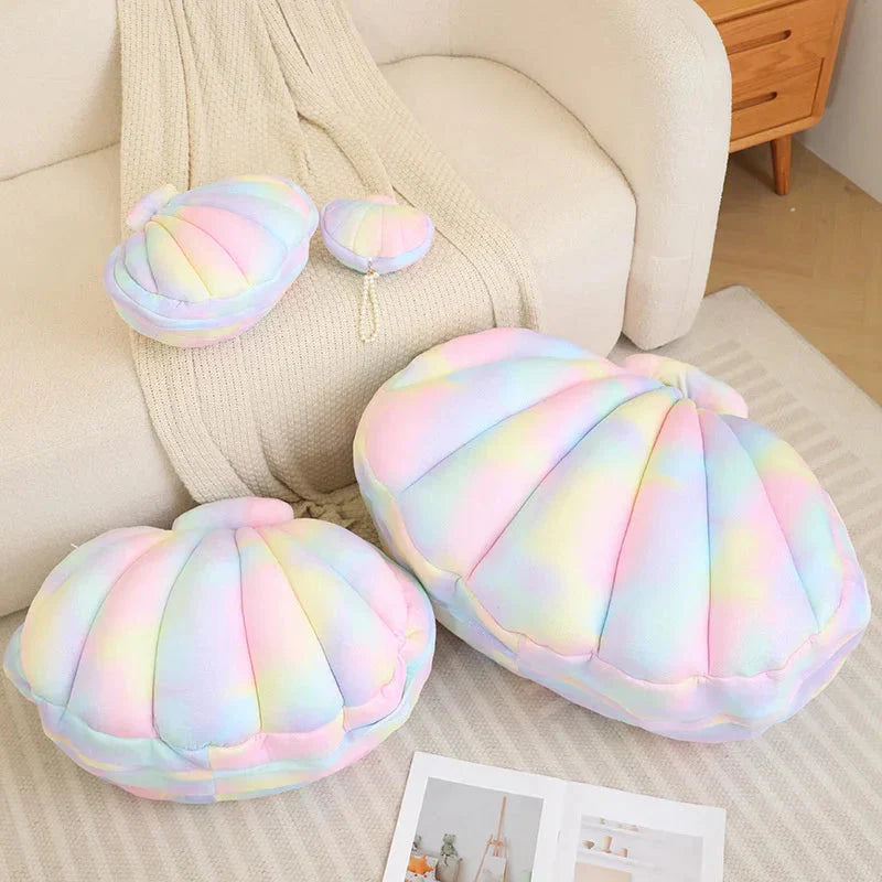 Jeju the Pig hiding in Shell Plushie