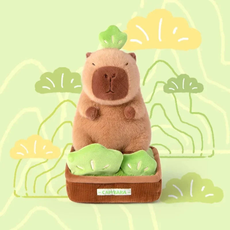 Kawaii Capybara Plant Pot Plushie