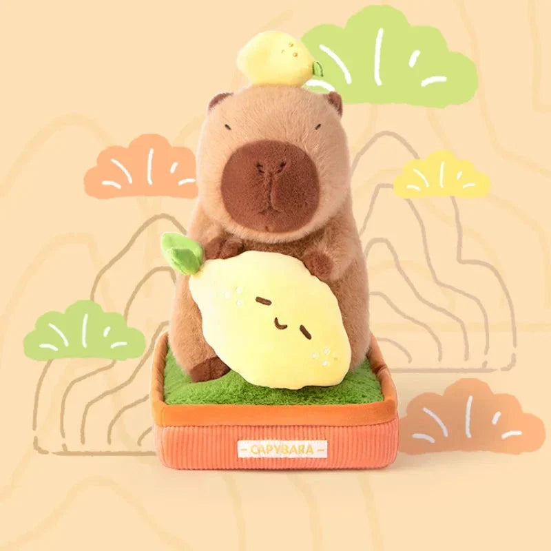 Kawaii Capybara Plant Pot Plushie
