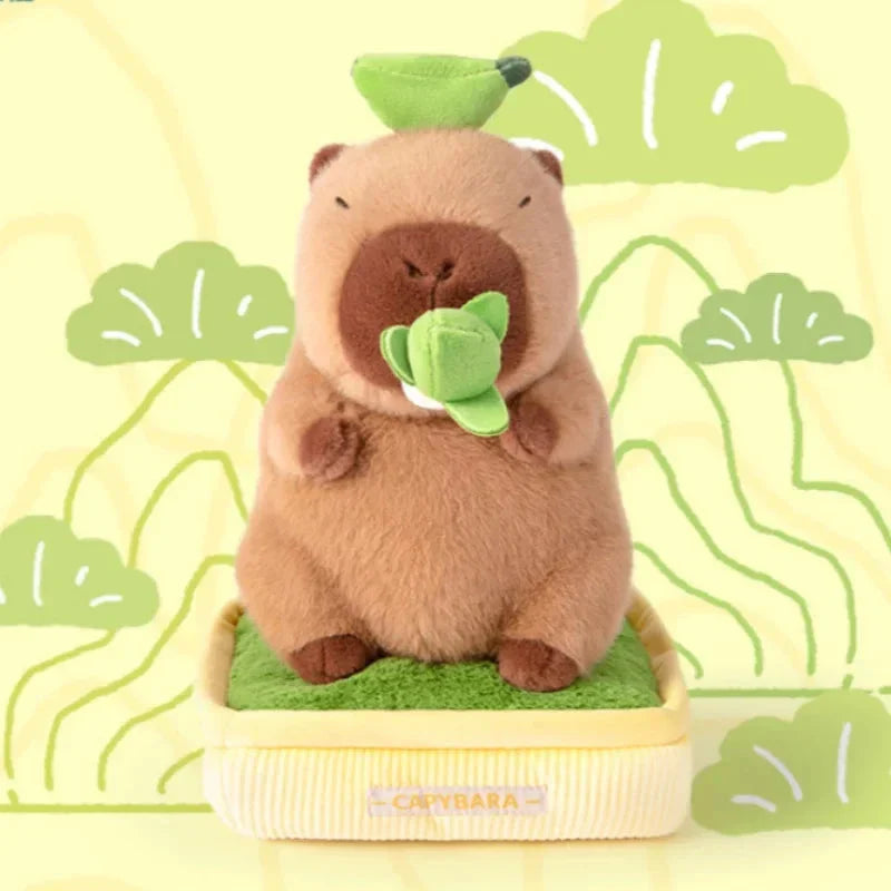 Kawaii Capybara Plant Pot Plushie