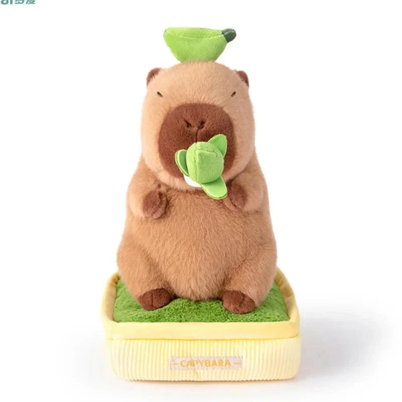 Kawaii Capybara Plant Pot Plushie