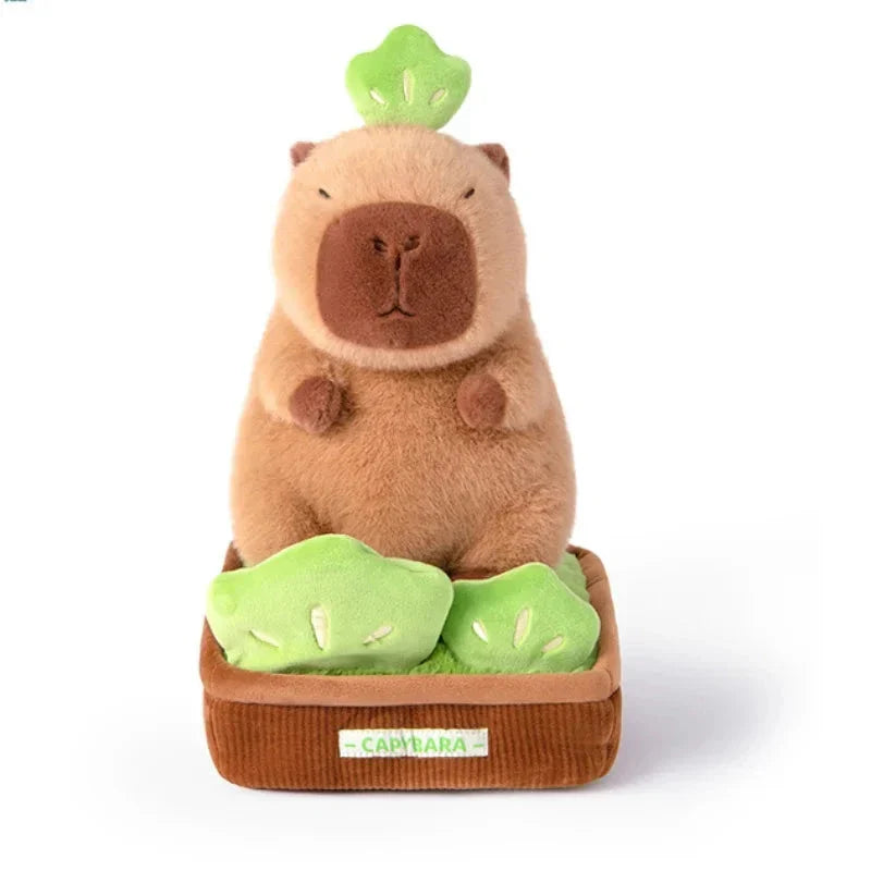 Kawaii Capybara Plant Pot Plushie