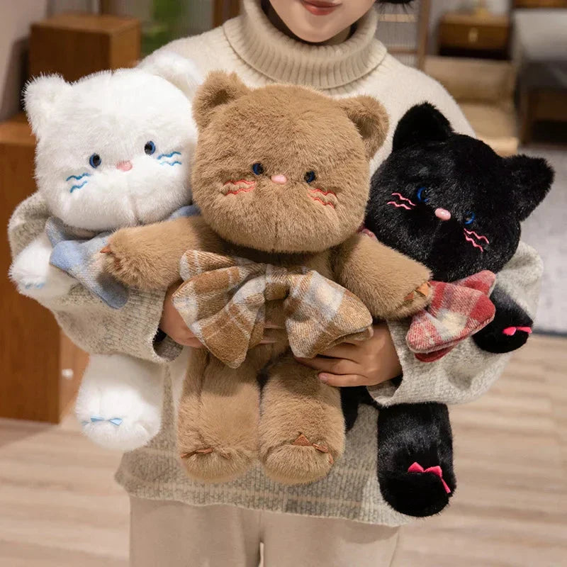Kawaii Cat Teddy Bear Bowtie Plushies