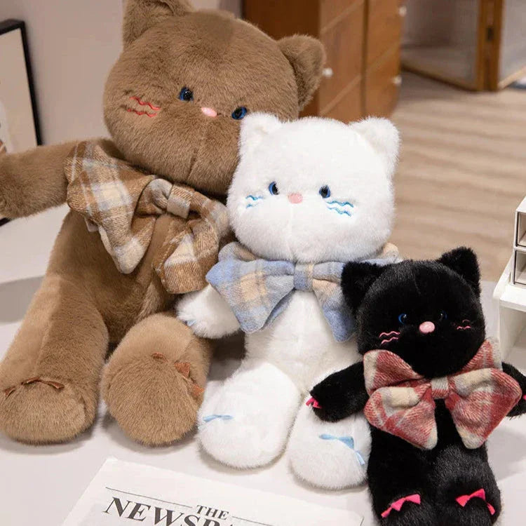 Kawaii Cat Teddy Bear Bowtie Plushies