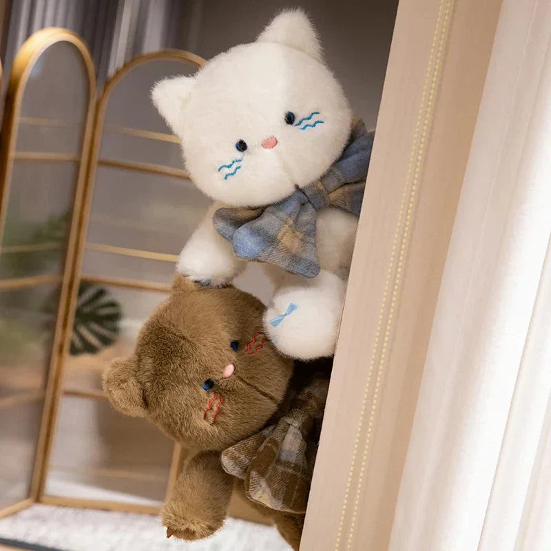 Kawaii Cat Teddy Bear Bowtie Plushies