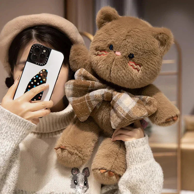 Kawaii Cat Teddy Bear Bowtie Plushies