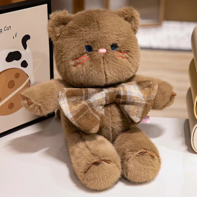 Kawaii Cat Teddy Bear Bowtie Plushies