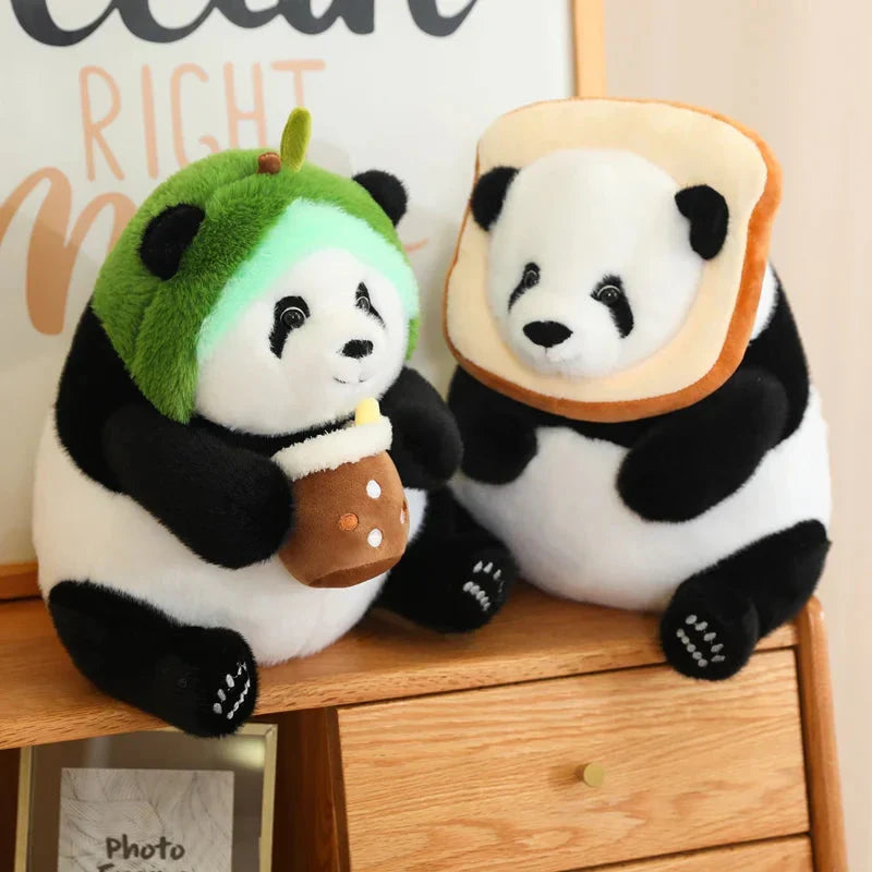 Kawaii Chunky Panda Plushie Crew