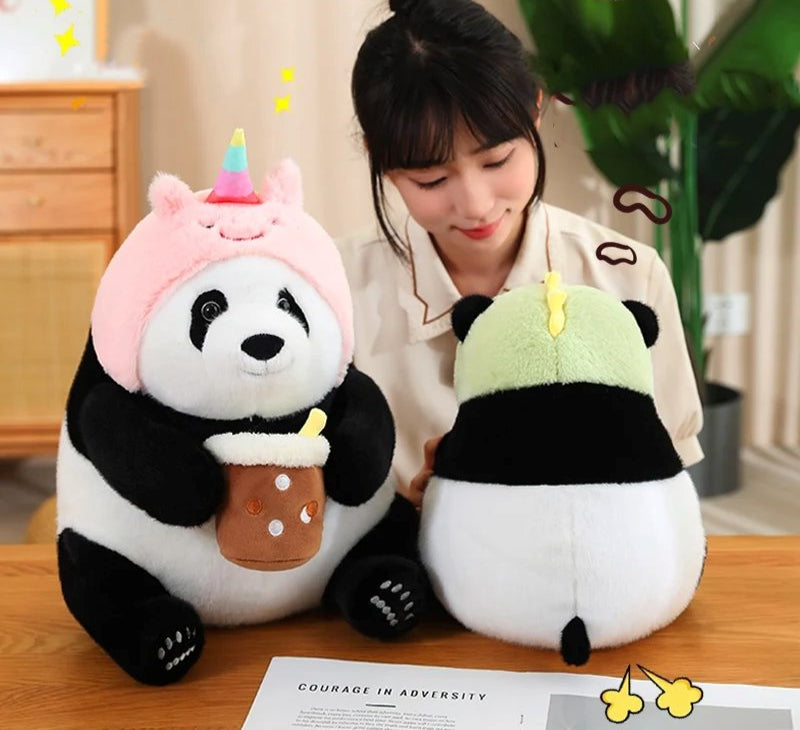 Kawaii Chunky Panda Plushie Crew