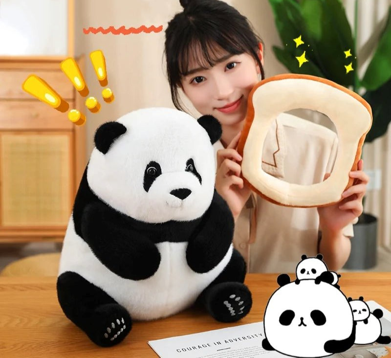 Kawaii Chunky Panda Plushie Crew