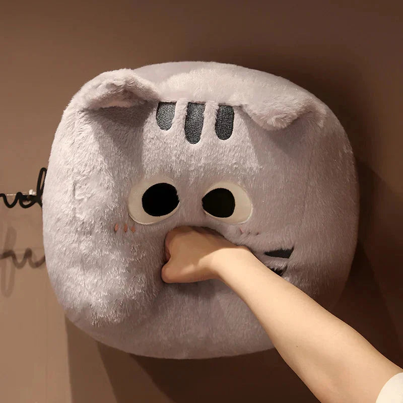 Kawaii Fluffy Cube Cat Plushie Collection