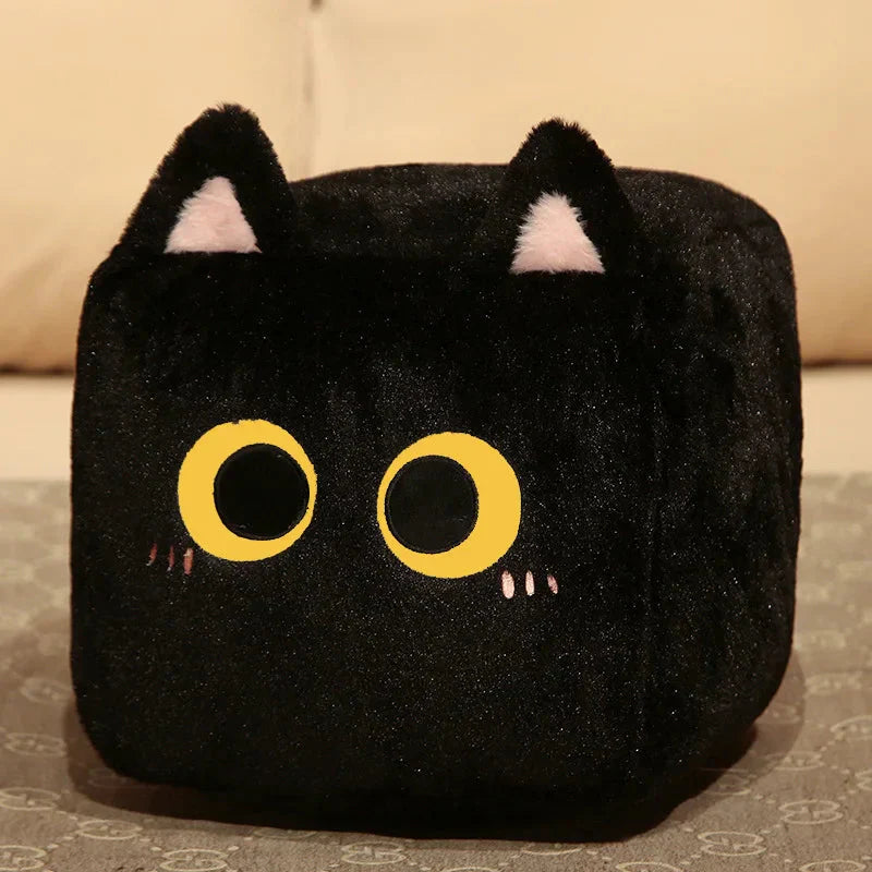 Kawaii Fluffy Cube Cat Plushie Collection