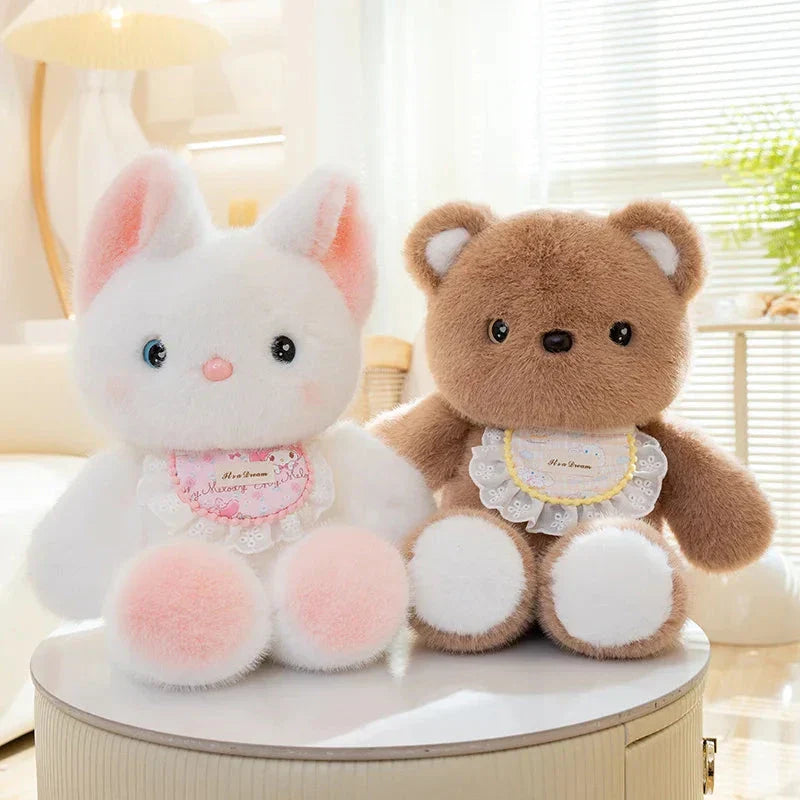 Kawaii Fluffy Sitting Animal Plushie Squad