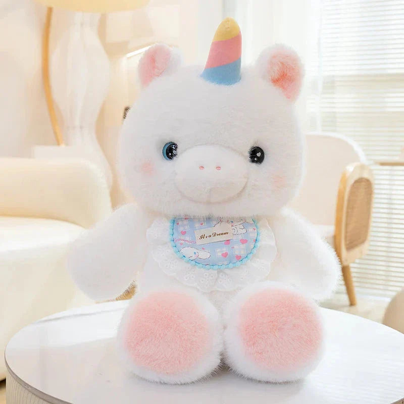 Kawaii Fluffy Sitting Animal Plushie Squad