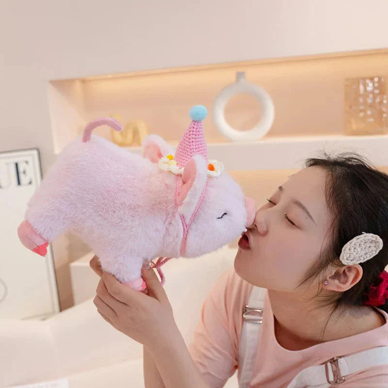 Kawaii Fluffy Wild Boar Plushie