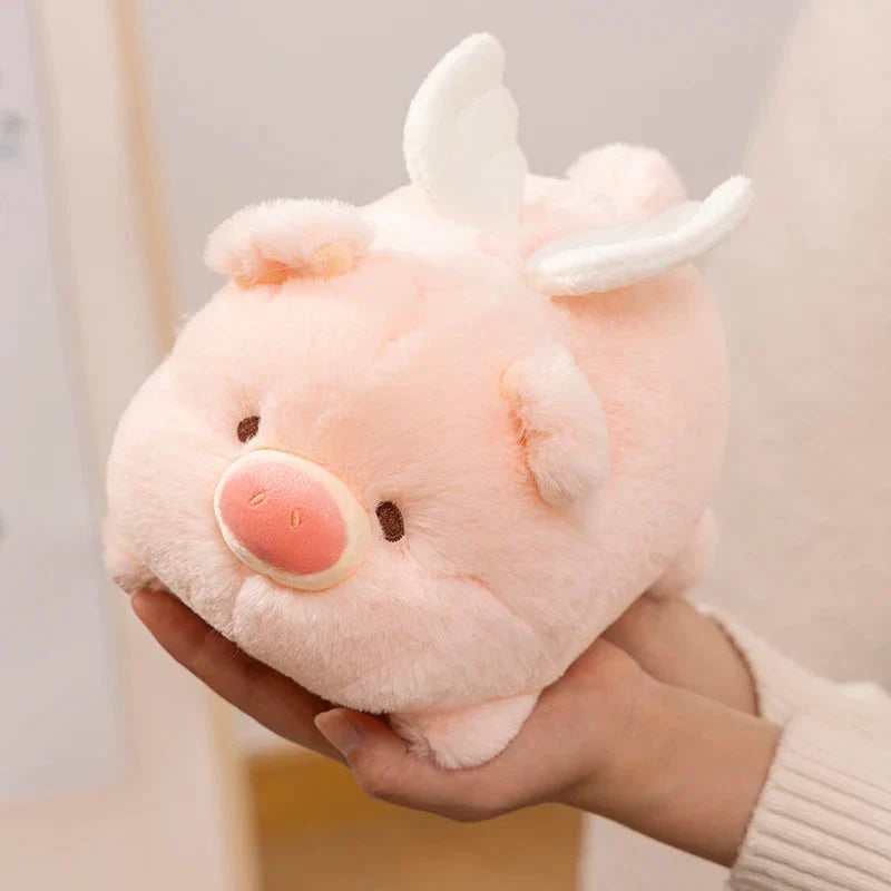 Kawaii Flying Angel Pig Plush