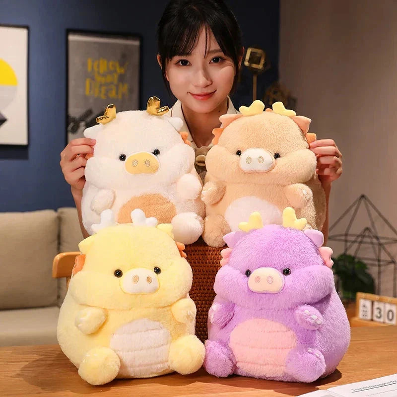 Kawaii Funny Pig Dragon Plush