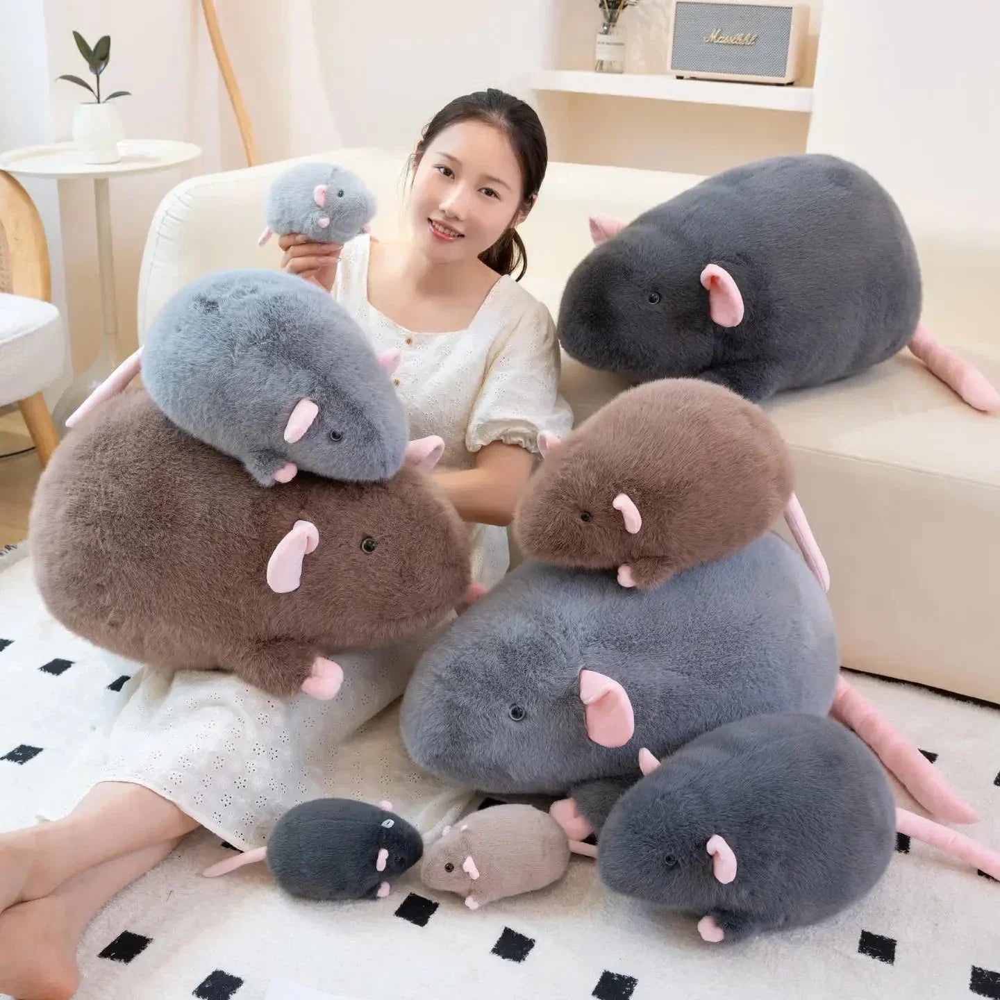 Kawaii Giant Mouse Rat Plushies