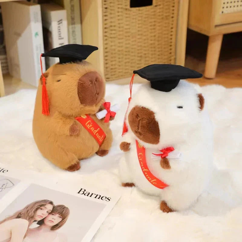 Kawaii Graduation Capybara Plushies