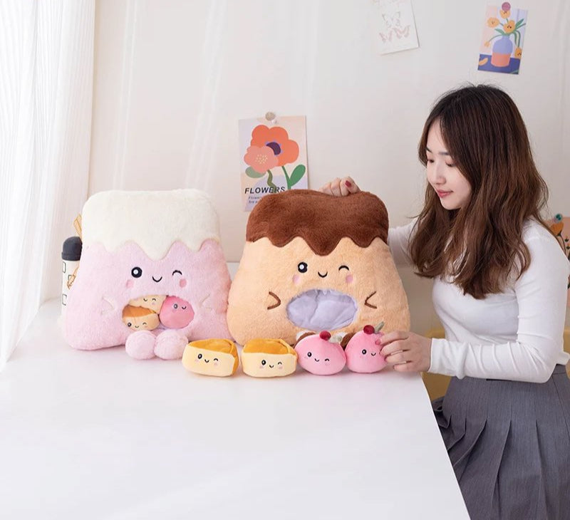 Kawaii Mountain Desserts Candy Bag Plushies