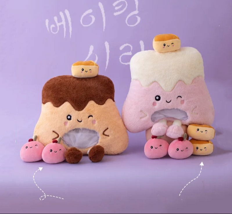 Kawaii Mountain Desserts Candy Bag Plushies