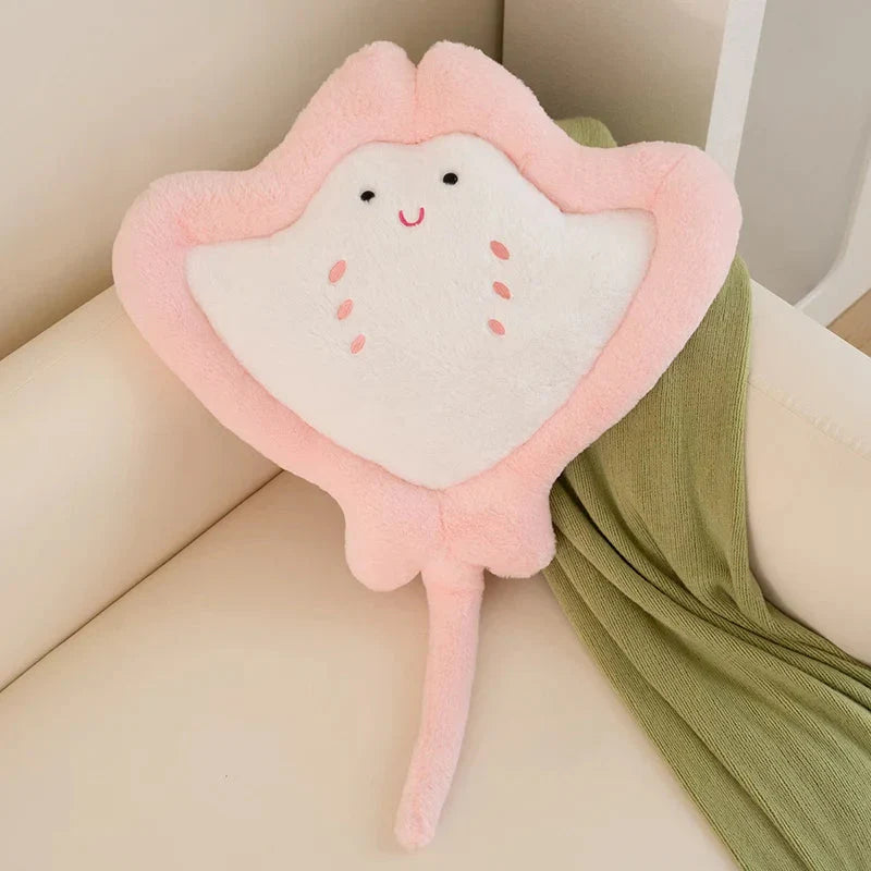 Kawaii Pastel Fluffy Stingray Plushies