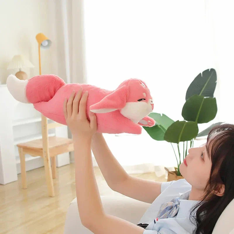 Kawaii Pink Fox Sakura Plushie