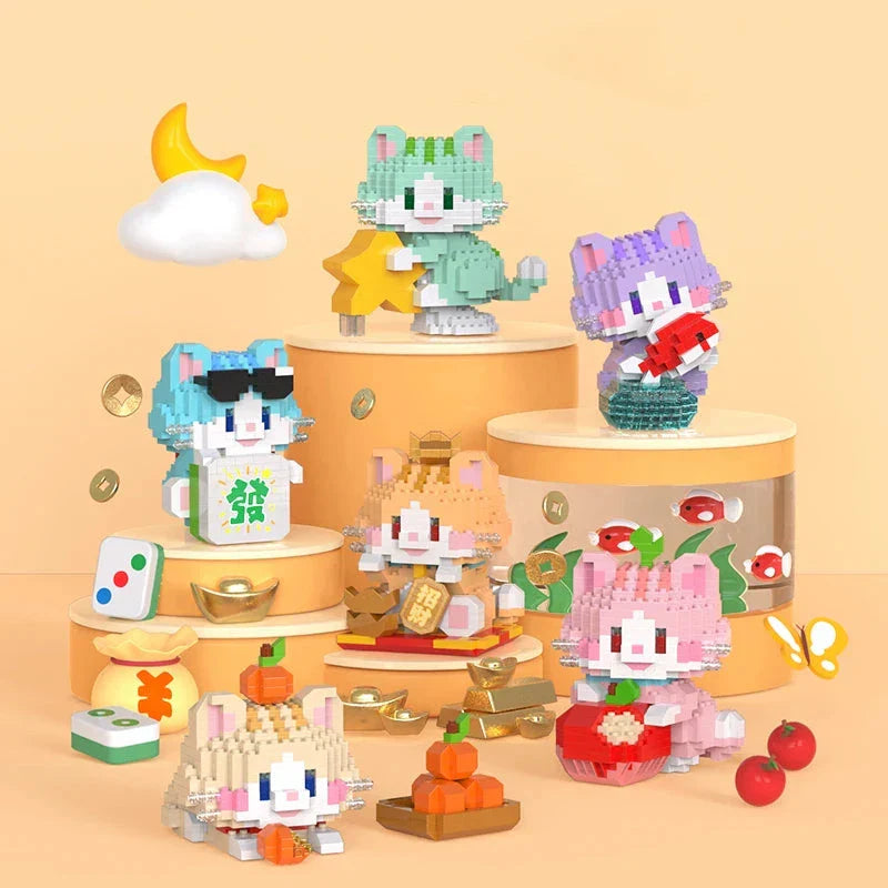 Kitty Cat Besties Building Blocks