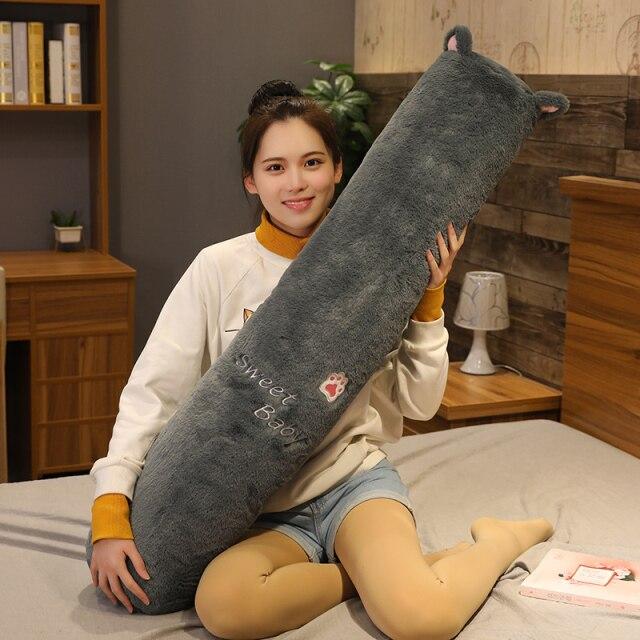 Long Fluffy Animal Body Pillow Plushies