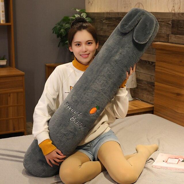 Long Fluffy Animal Body Pillow Plushies