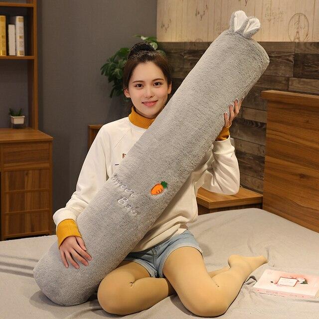 Long Fluffy Animal Body Pillow Plushies