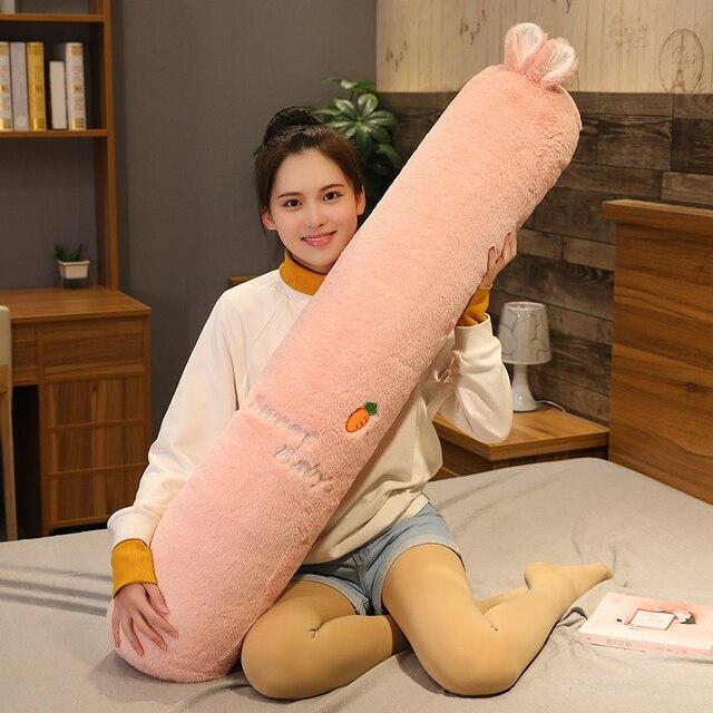 Long Fluffy Animal Body Pillow Plushies