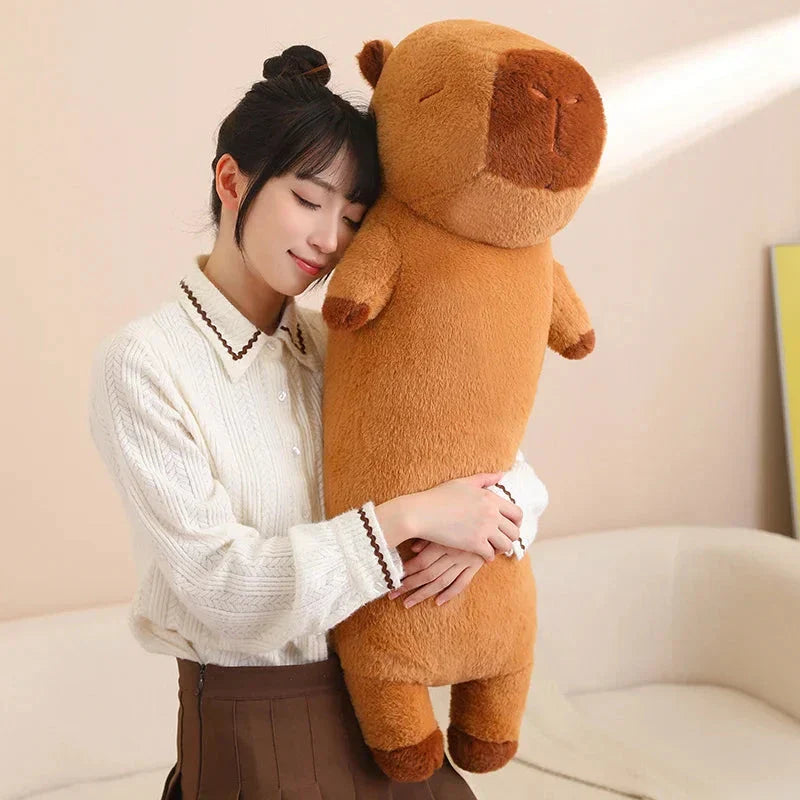 Long Fluffy Cute Capybara Plushies