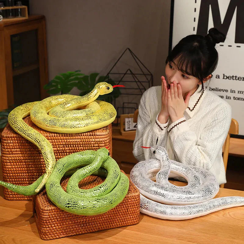 Long Shiny Snake Plushies
