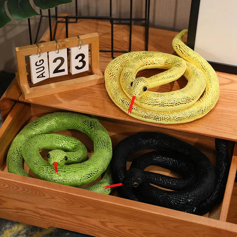Long Shiny Snake Plushies