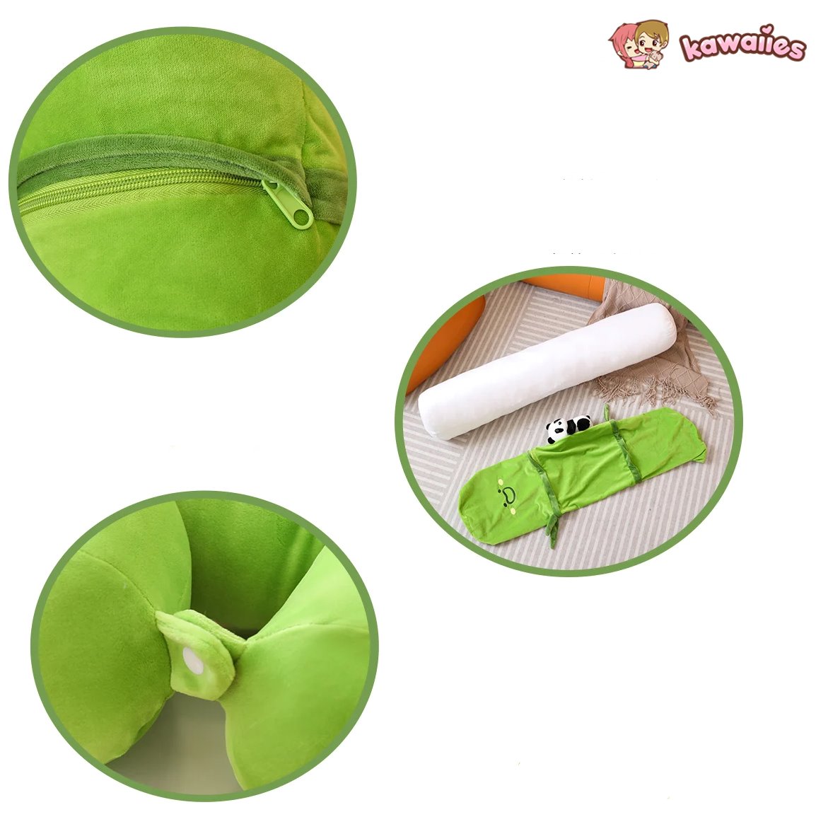 Long Snuggly Bamboo Panda Plushie