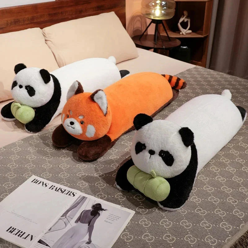 Long Snuggly Fluffy Red Panda Plushies