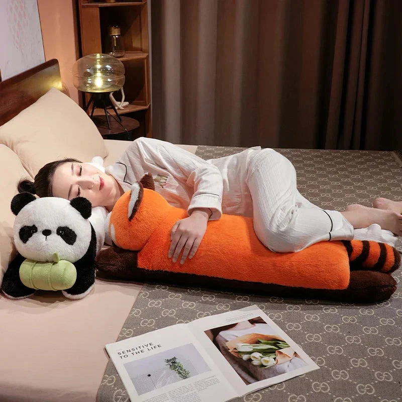 Long Snuggly Fluffy Red Panda Plushies