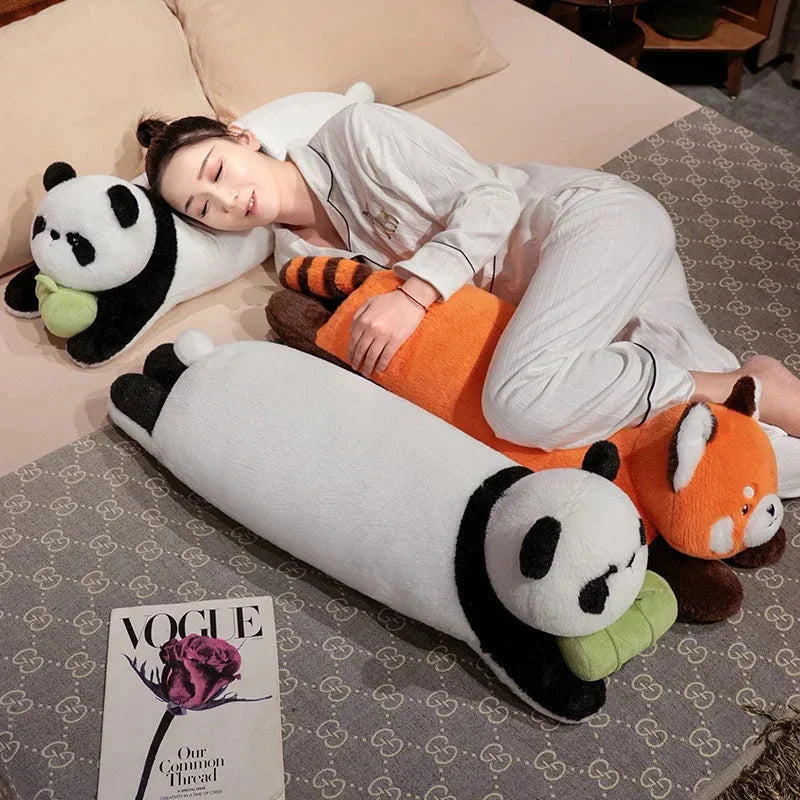Long Snuggly Fluffy Red Panda Plushies